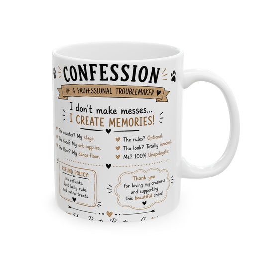 Confession of a Dog Mom Ceramic Mug