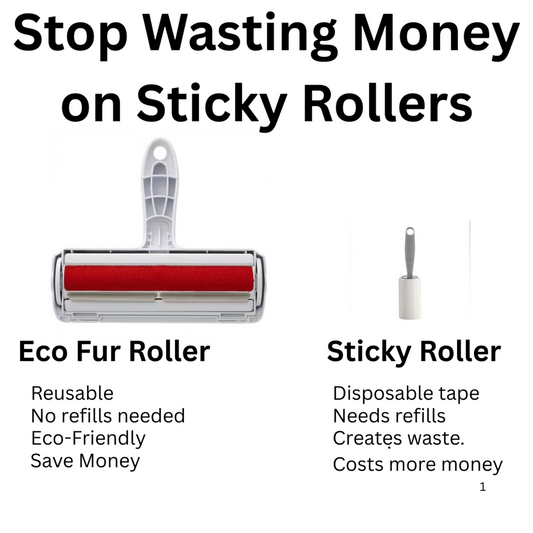 Eco fur Reusable Pet Hair Remover Roller.