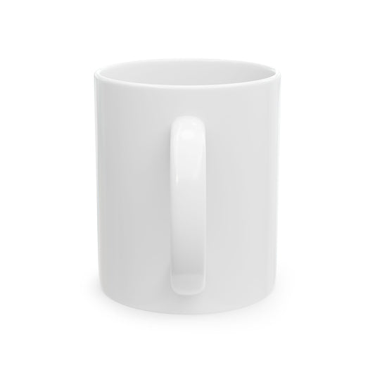 Cat Coffee Mug — "I’m Busy, Ask the Human" Ceramic Tea Cup (11oz/15oz)